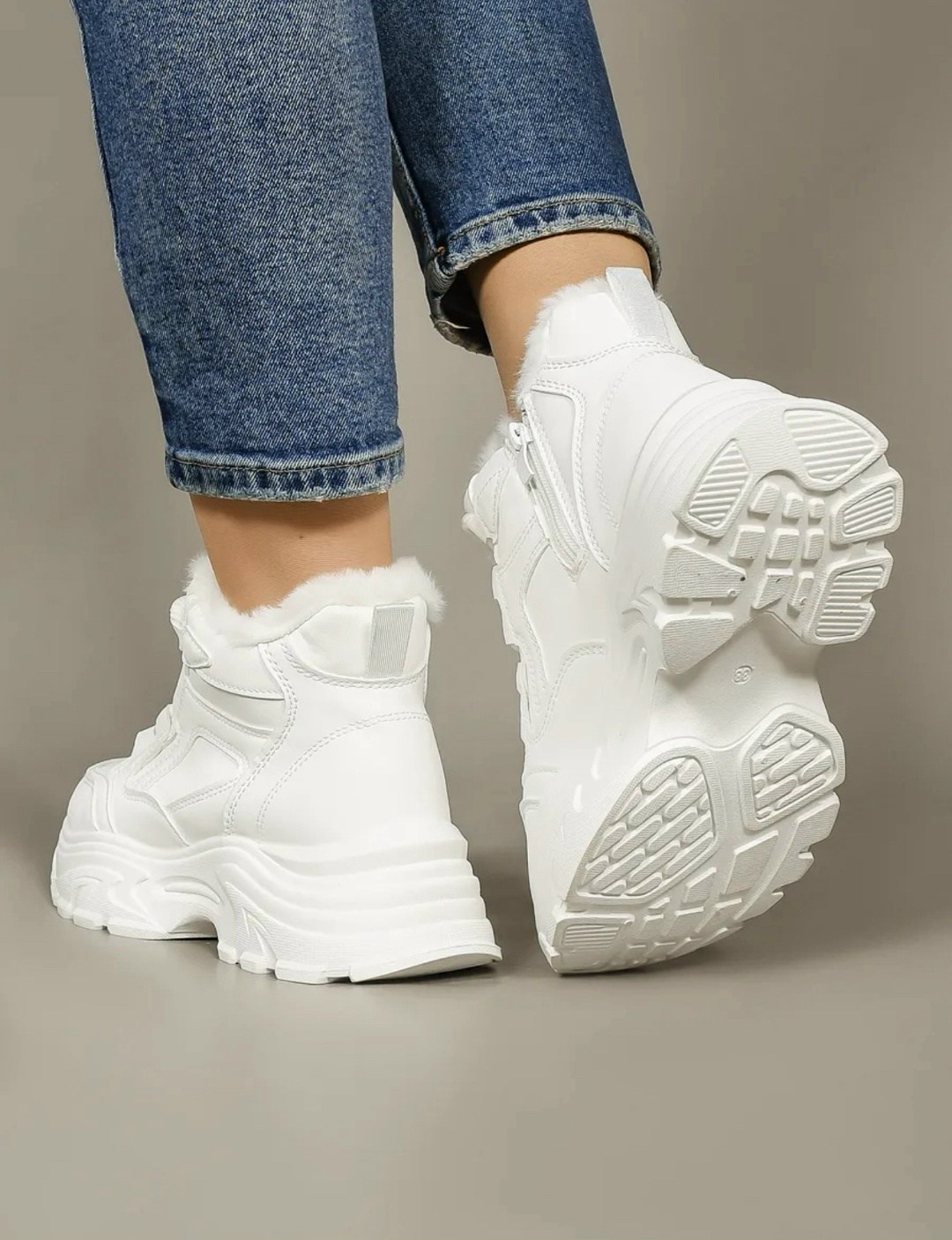 кроссовки зимние с мехом на толстой подошве ovvo цвет белый,кроссовки женские с мехом зимние,кроссовки зимние с мехом на толстой подошве ovvo,кроссовки зимние с мехом на высокой платформе ovvo цвет бе