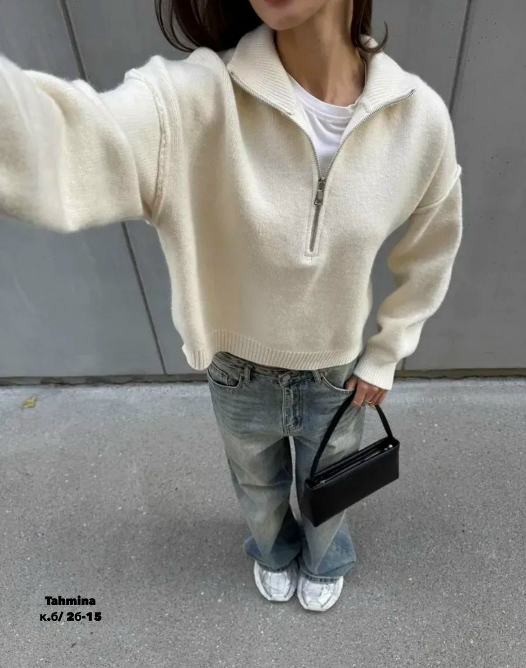 свитер оверсайз на молнии,оверсайз свитер,свитер оверсайз длинный,свитер теплый укороченный на молнии guliz,женские кофты