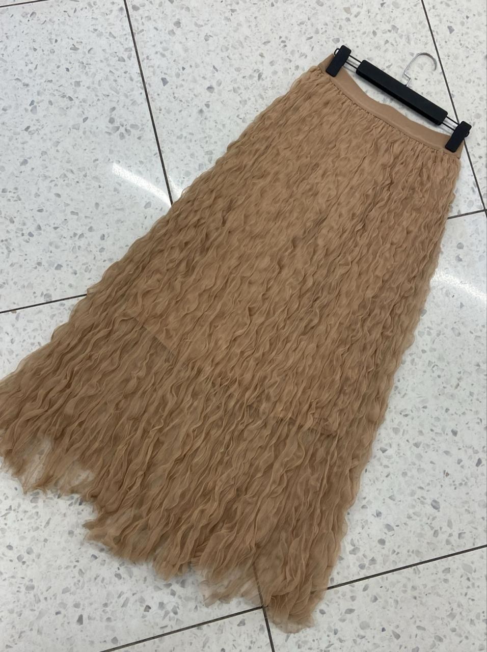 женская плиссированная юбка,юбка из тюли,длинная юбка из тюля,юбка,юбка плиссе с сеткой