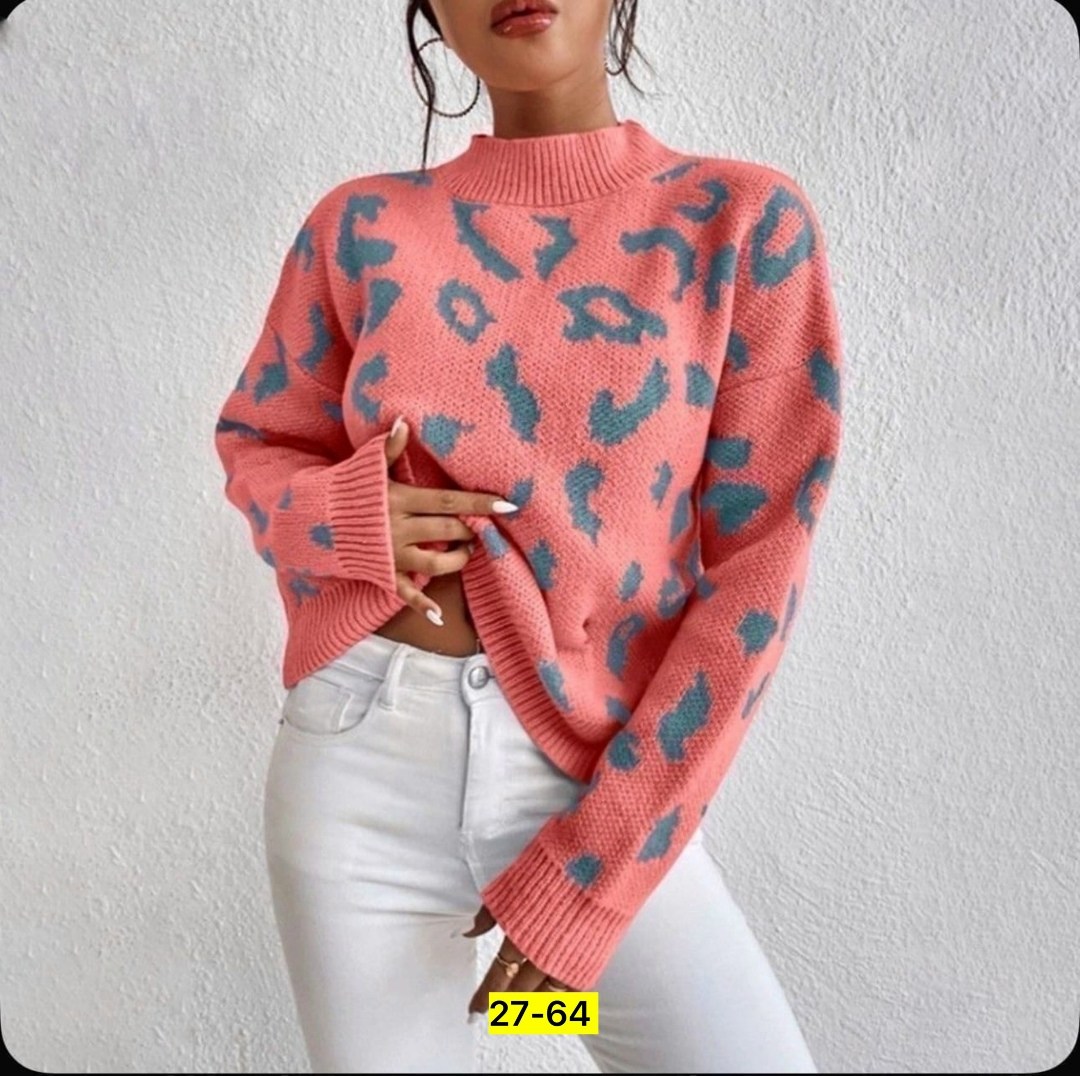 женский свитер с принтом,свитер модный,вязаные свитера,свитера женские,кофта свитер женский