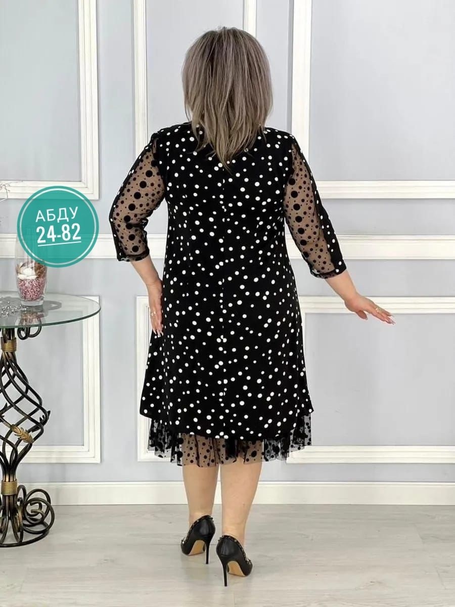 платье женское праздничное больших размеров,вечернее платье больших размеров нарядное в горошек saliya brand,женское платье,платье больших размеров,платье