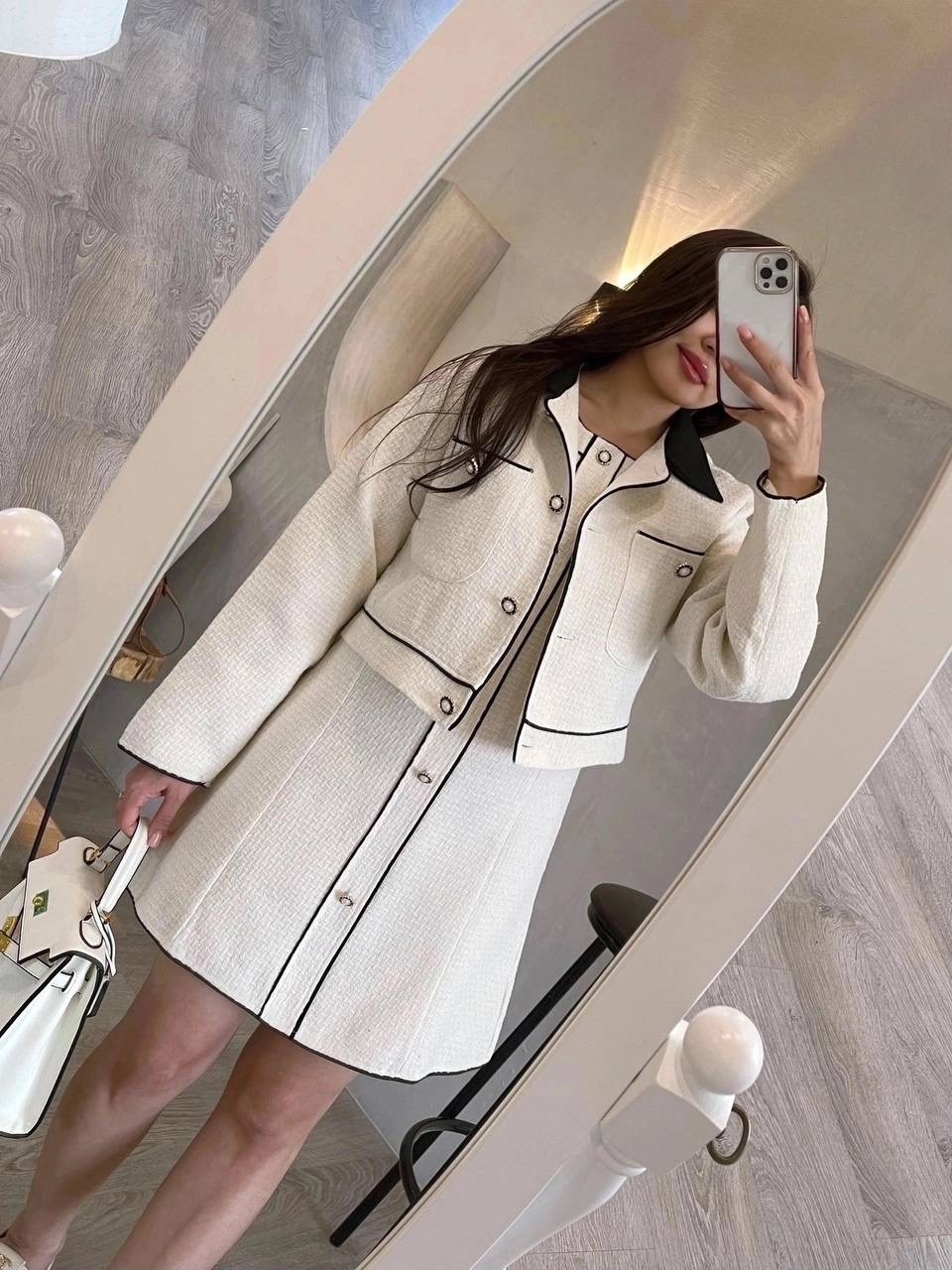 женский твидовый костюм из двух предметов,женский твидовый костюм,твидовый костюм с юбкой,женский твидовый костюм с жакетом и юбкой,твидовый костюм женский с юбкой