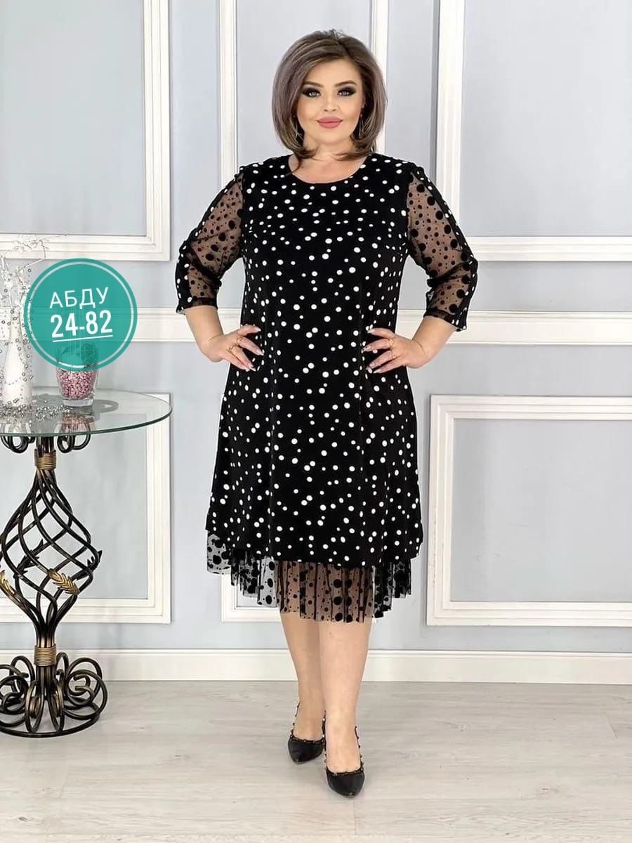 платье женское праздничное больших размеров,вечернее платье больших размеров нарядное в горошек saliya brand,женское платье,платье больших размеров,платье