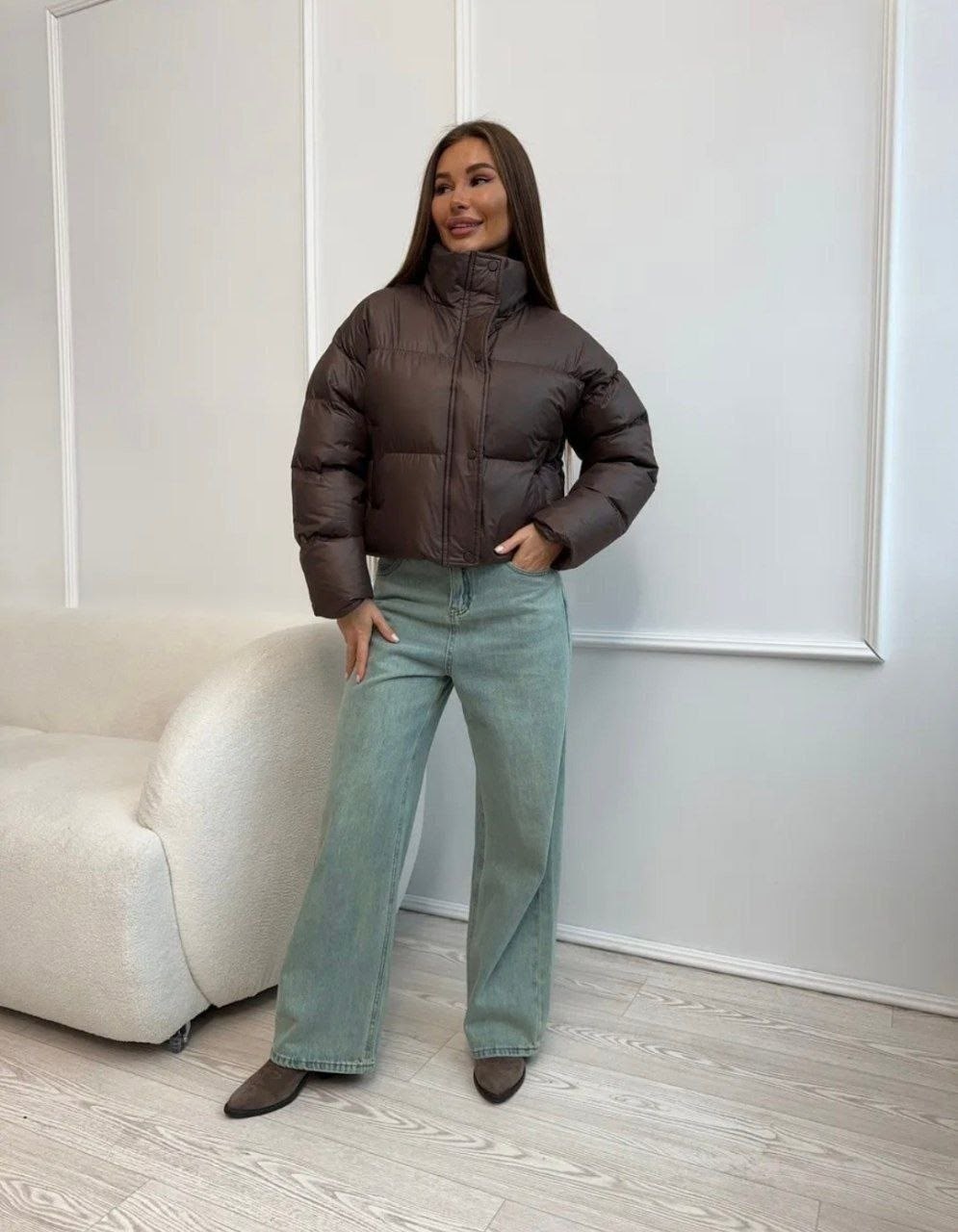 куртка оверсайз,куртка женская короткая,короткий пуховик,женская куртка,короткая куртка