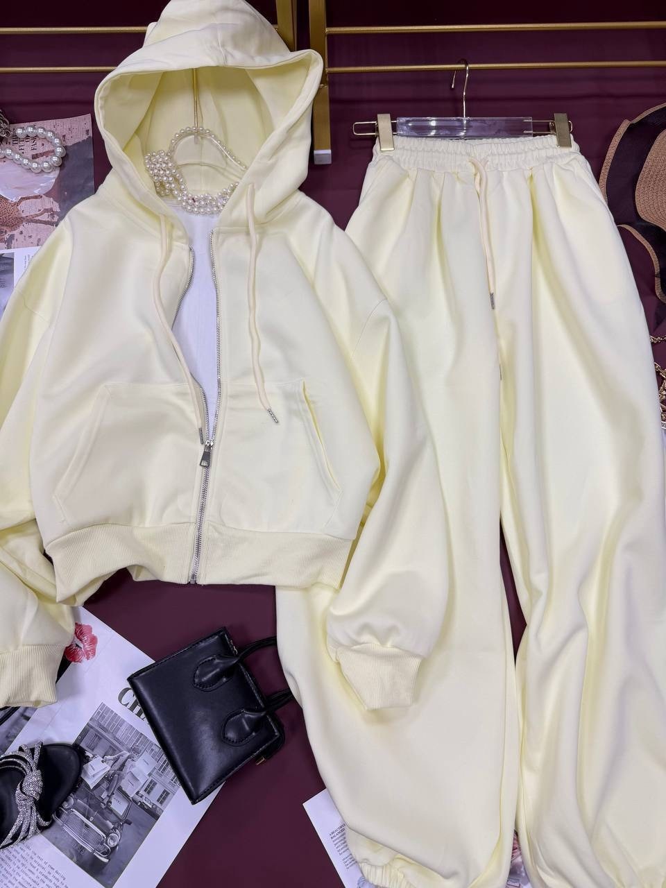 костюм спортивный со штанами палаццо и зип худи micca 362777071,костюм спортивный на молнии оверсайз вероника,костюм спортивный на молнии оверсайз вероника цвет светло-розовый,спортивный костюм женски