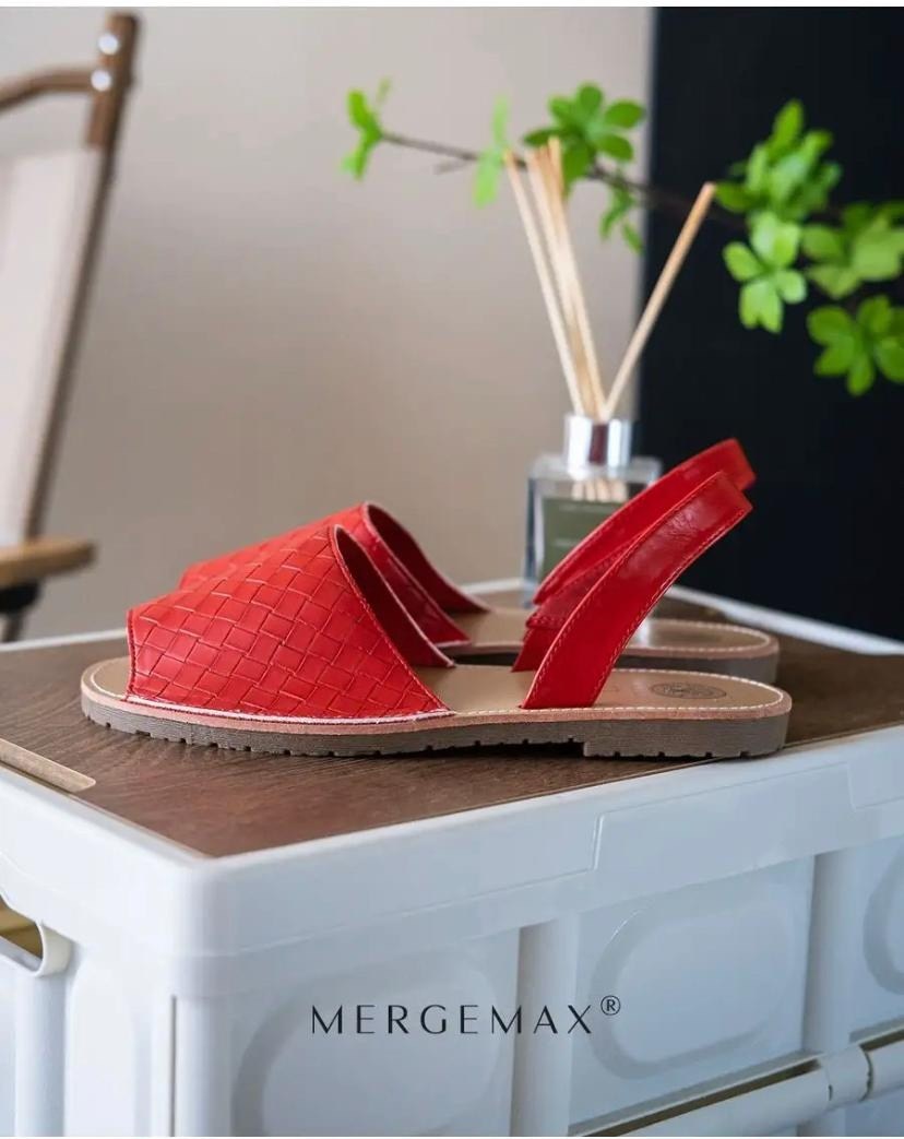 ,женские босоножки,красные кожаные босоножки,босоножки mergemax,женские сандалии