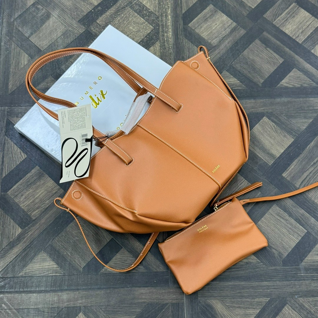 сумка polene шоппер из кожи,сумка,женская сумка,сумка polene шоппер средняя,polene сумка