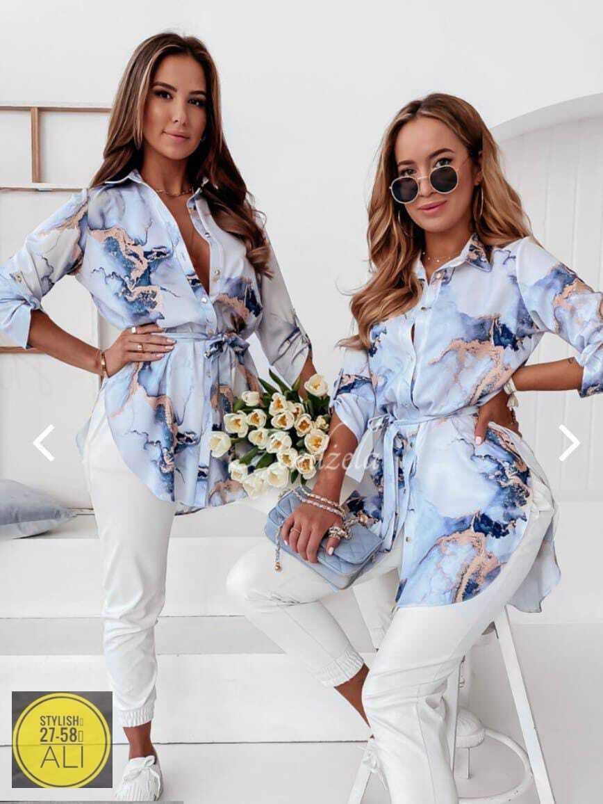 рубашка женская,удлиненная рубашка,женской одежды,