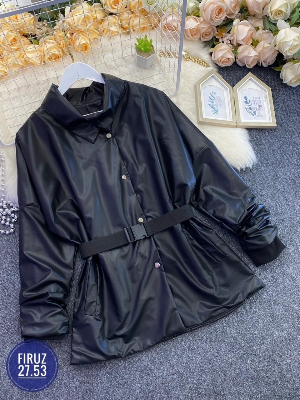 куртка женская теплая с поясом,куртка женская из экокожи,женская куртка из эко-кожи,куртка женская,куртка из экокожи