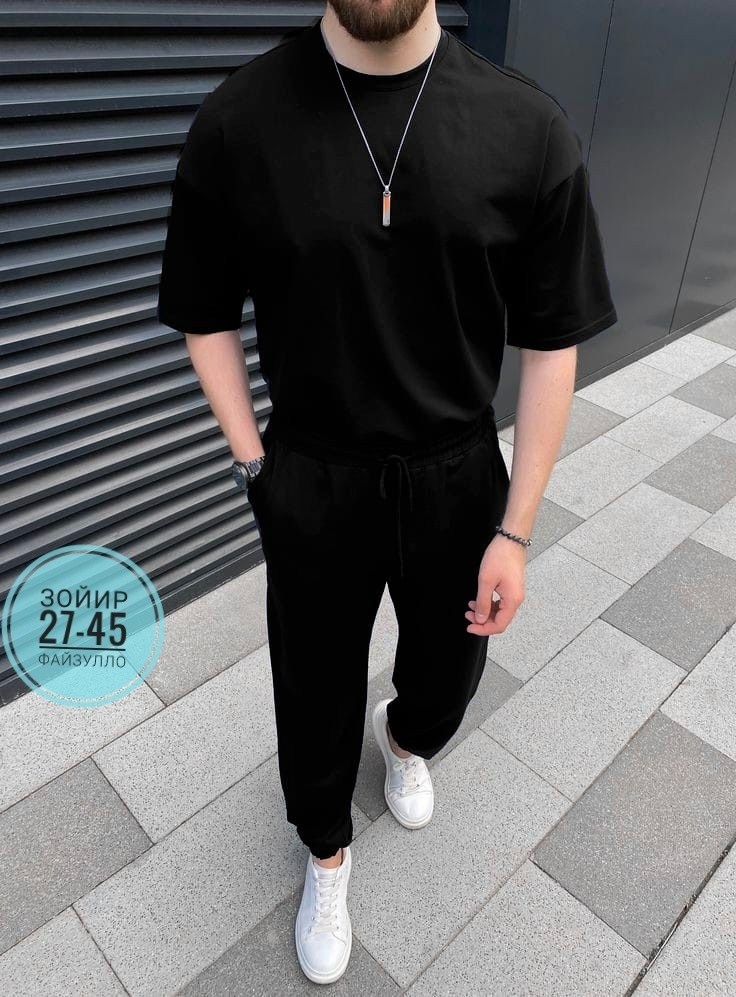 костюм мужской спортивный,костюм мужской повседневный,костюм с футболкой и брюками,костюм для мужчин,мужской костюм двойка