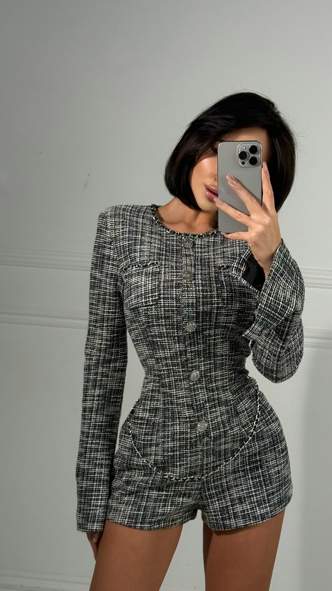 твидовый костюм,женские комбинезоны,жакет твидовый,стильные наряды,твидовый костюм женский