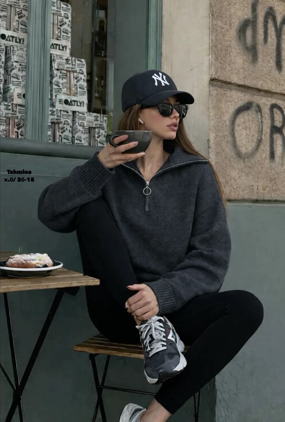 свитер оверсайз на молнии полузамок,свитер оверсайз с горлом вязаный на молнии,женские кофты,свитер вязаный поло на молнии с горлом оверсайз amore chic,свитера женские