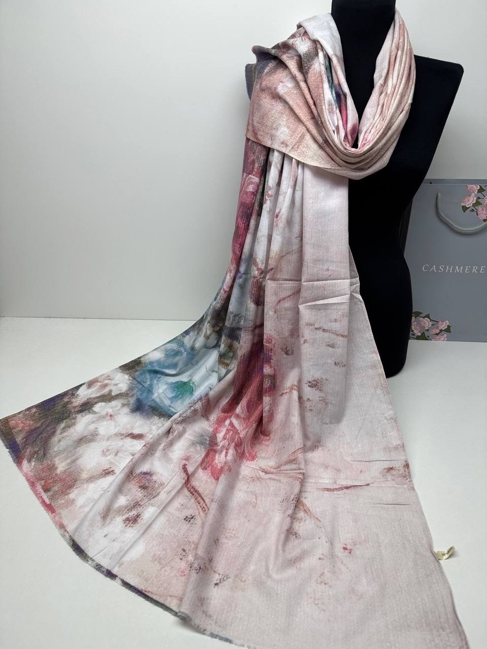 палантин женский,палантин женский летний,палантин женский с цветочным принтом 180*80 см арт 1139530,палантин женский с цветочным принтом,шарфы и платки