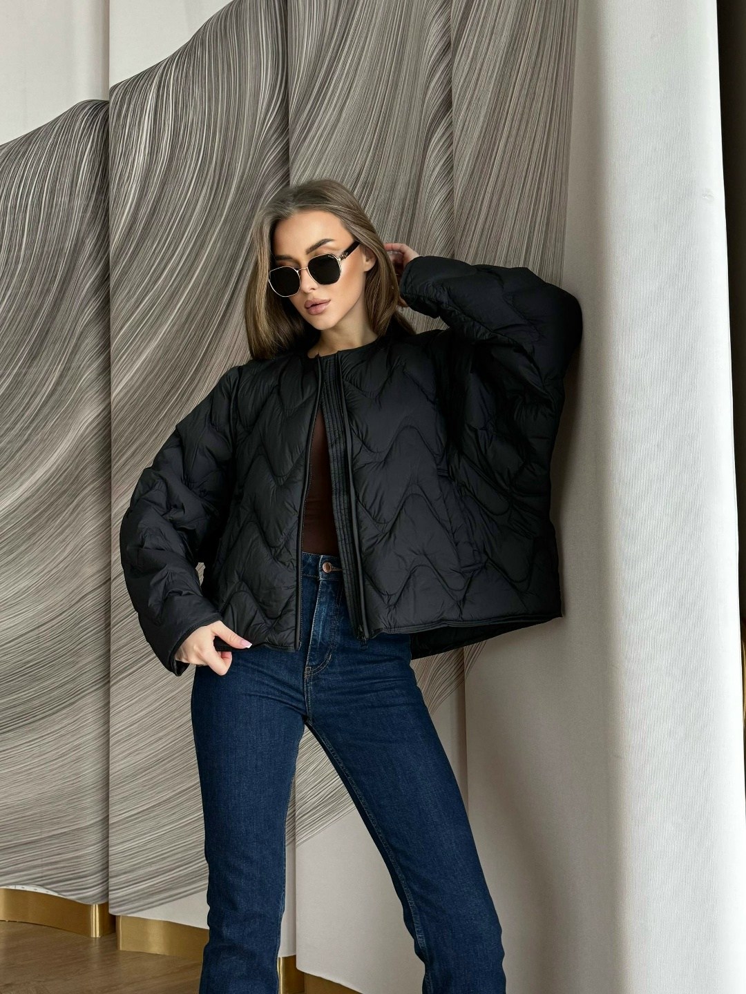 стеганая куртка only steppjacke tamara черный,куртка оверсайз,куртка стильная,стеганая куртка оверсайз incity цвет чёрный,куртка