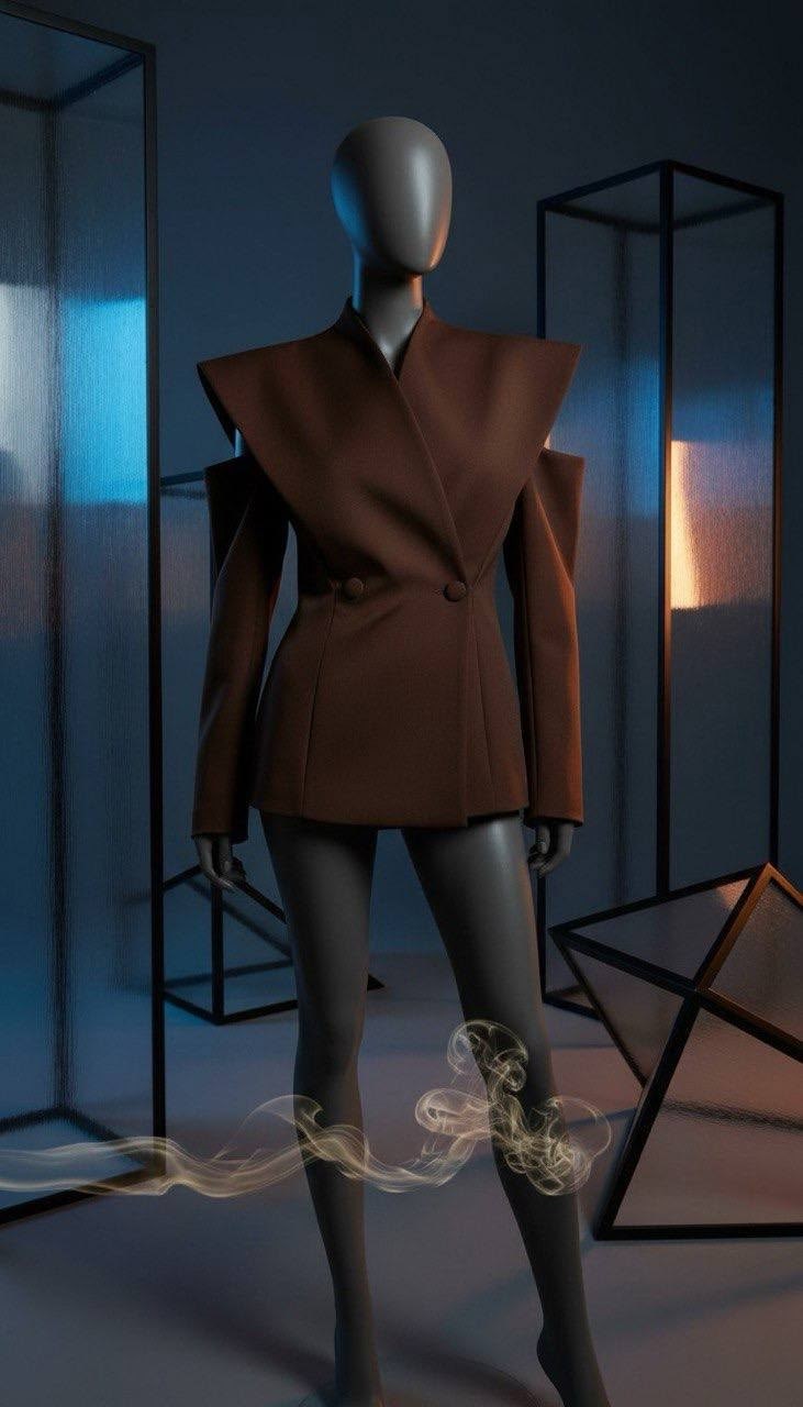 дизайн костюма,современная мода,жакет с архитектурными плечами,дизайнерская одежда