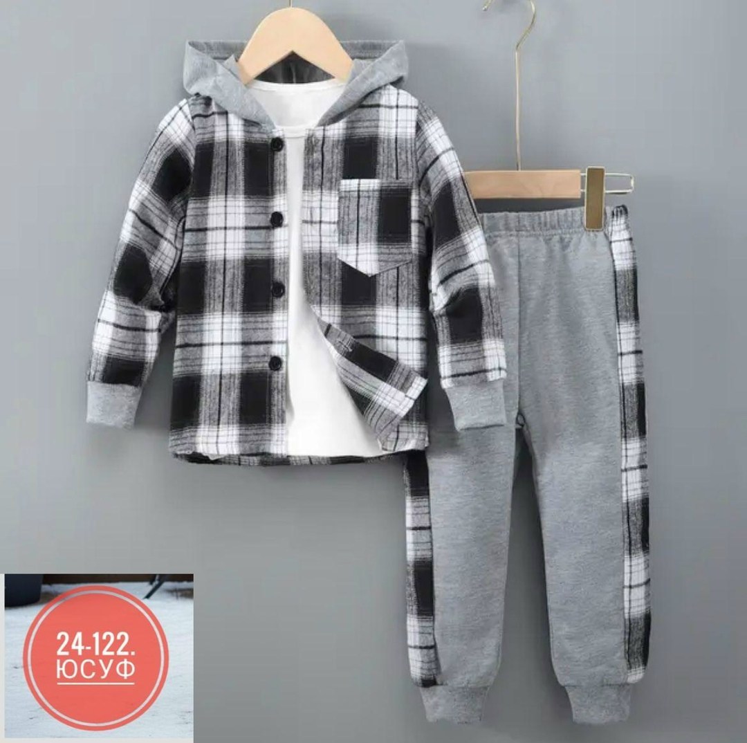 костюм для мальчика,костюм в клетку,комплект одежды для мальчика,костюм в клеточку,