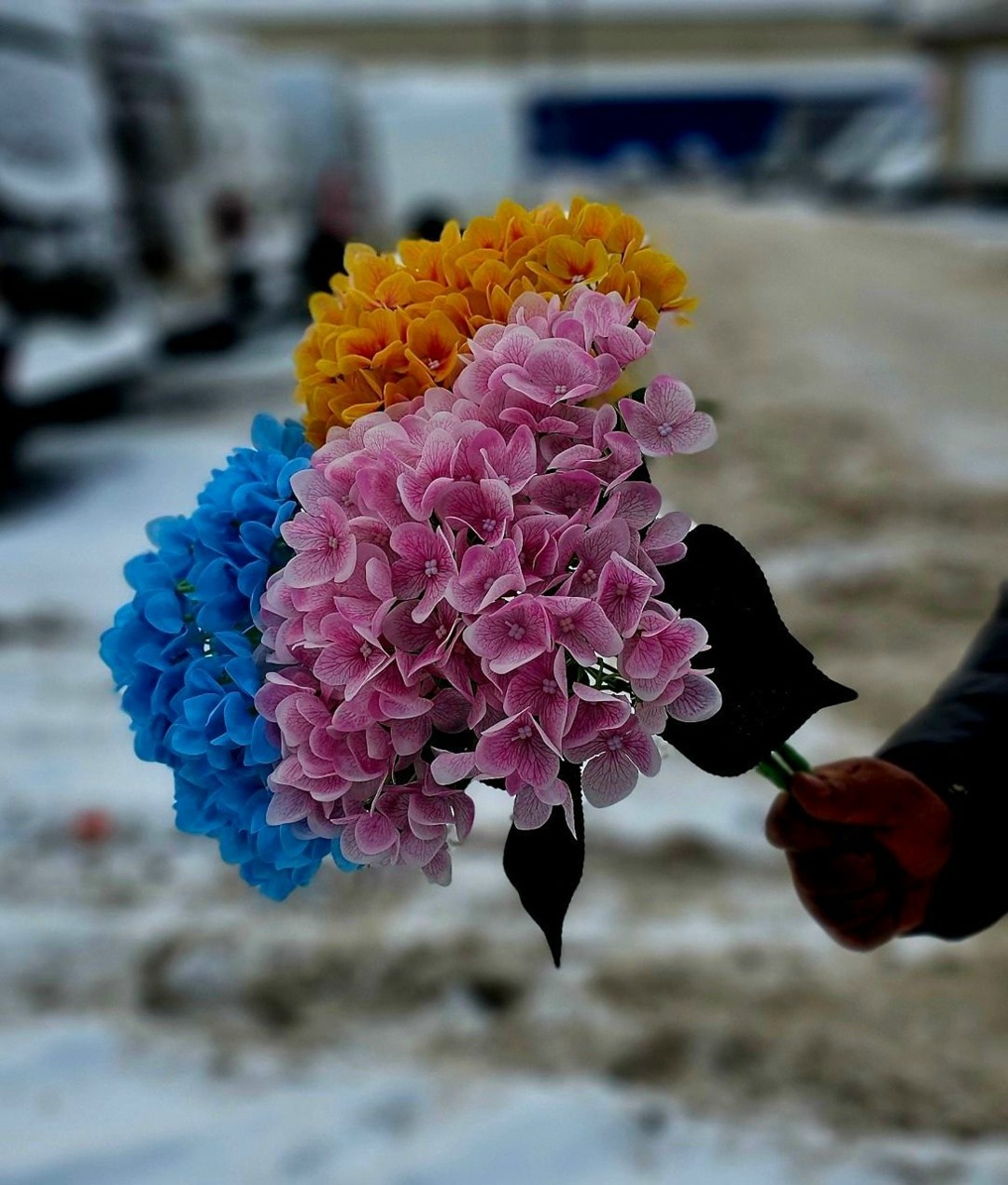 цветок искусственный гортензия,искусственная гортензия,гортензии синие искусственные,цветок гортензии,гортензии голубые