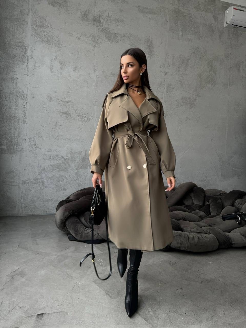 тренч женский,женские плащи,длинный плащ тренч кожаный saol 247189514,плащ женский бежевый,тренч