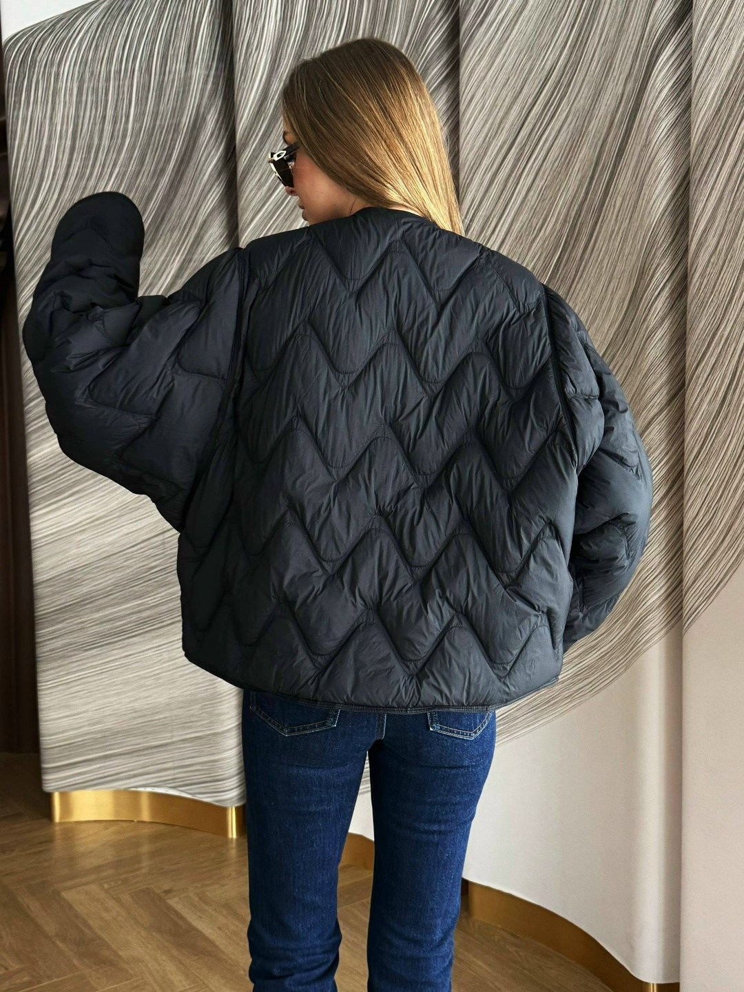 стеганая куртка only steppjacke tamara черный,куртка оверсайз,куртка стильная,стеганая куртка оверсайз incity цвет чёрный,куртка