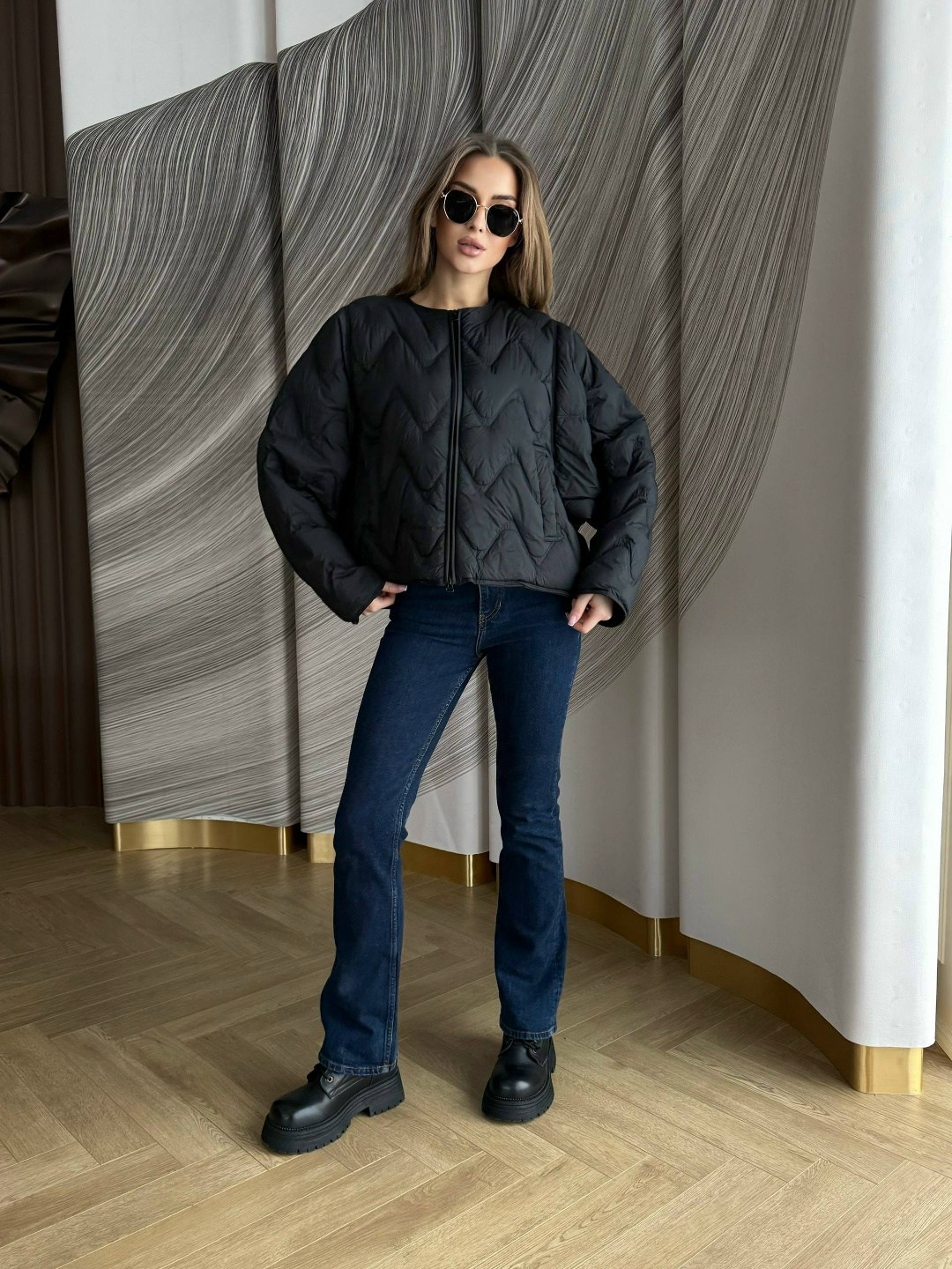 стеганая куртка only steppjacke tamara черный,куртка оверсайз,куртка стильная,стеганая куртка оверсайз incity цвет чёрный,куртка