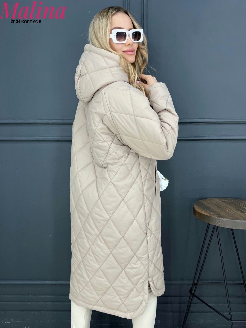 стеганое пальто,пальто стеганое с капюшоном,куртка женская демисезонная,куртка женская,демисезонная куртка