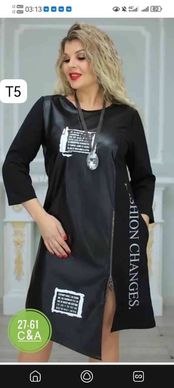 платье туника,платье женская,платье комбинированное,женское платье из экокожи,платье черное