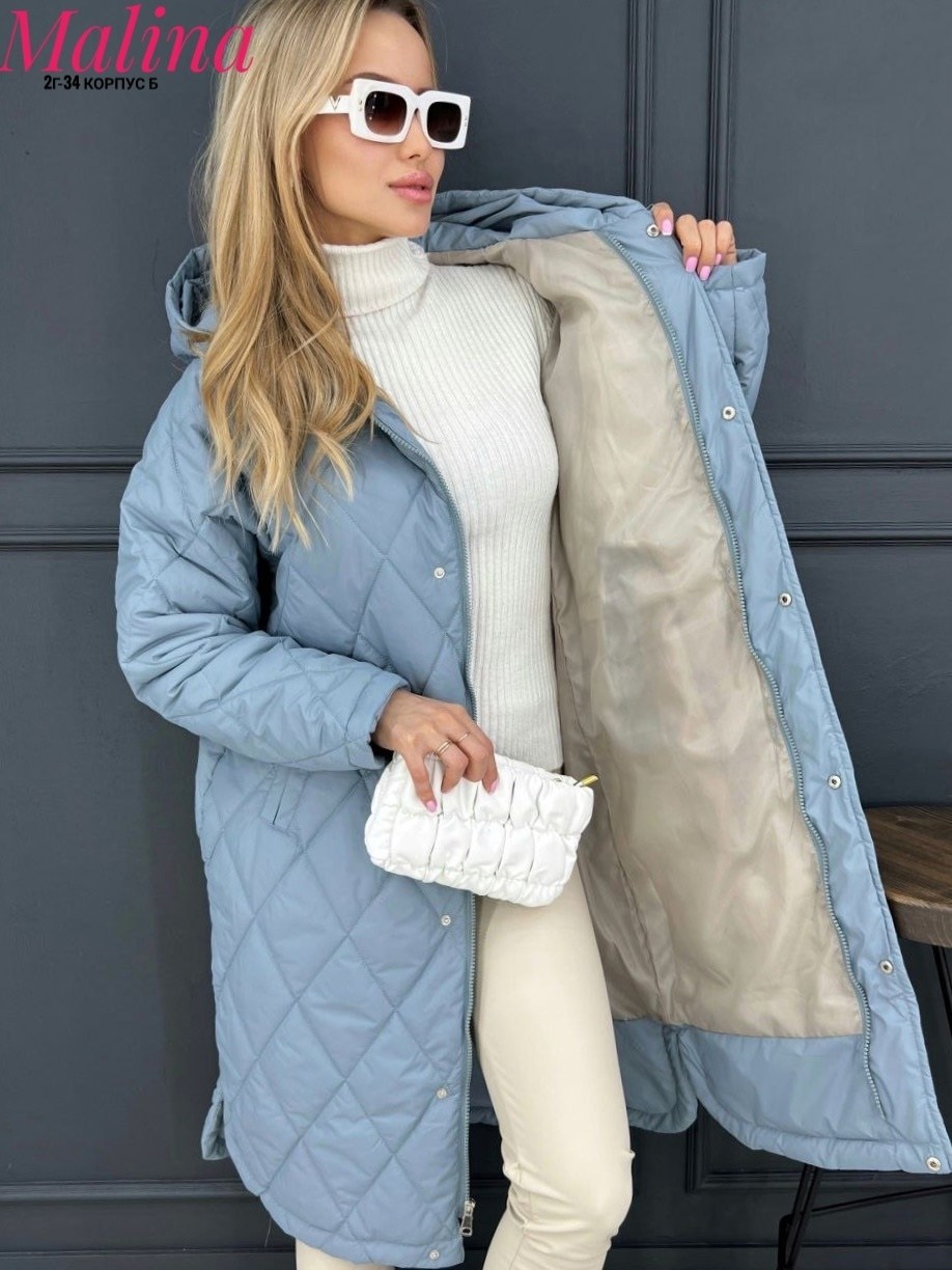 стеганое пальто,пальто стеганое с капюшоном,куртка женская демисезонная,куртка женская,демисезонная куртка