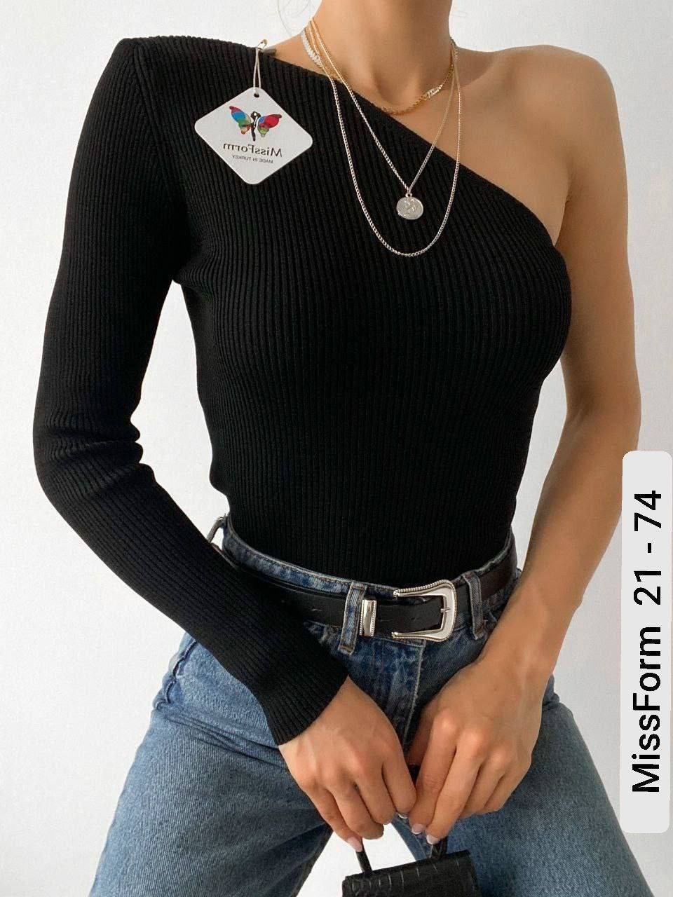 кофта с одним рукавом,стильная кофта,модные кофты,повседневная кофта,кофта женская