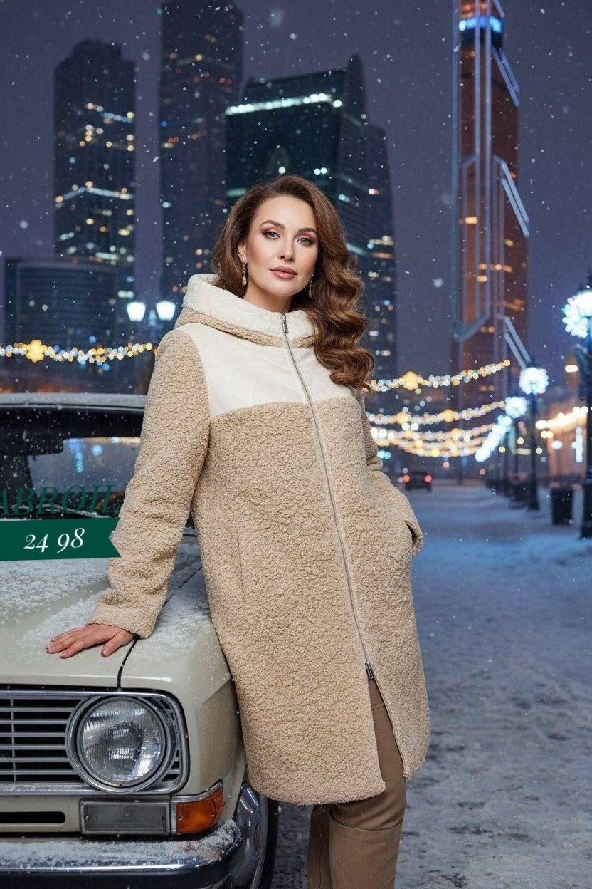 женское двустороннее пальто из эко замши,комбинированное пальто,дубленка женская,пальто женские,дубленка