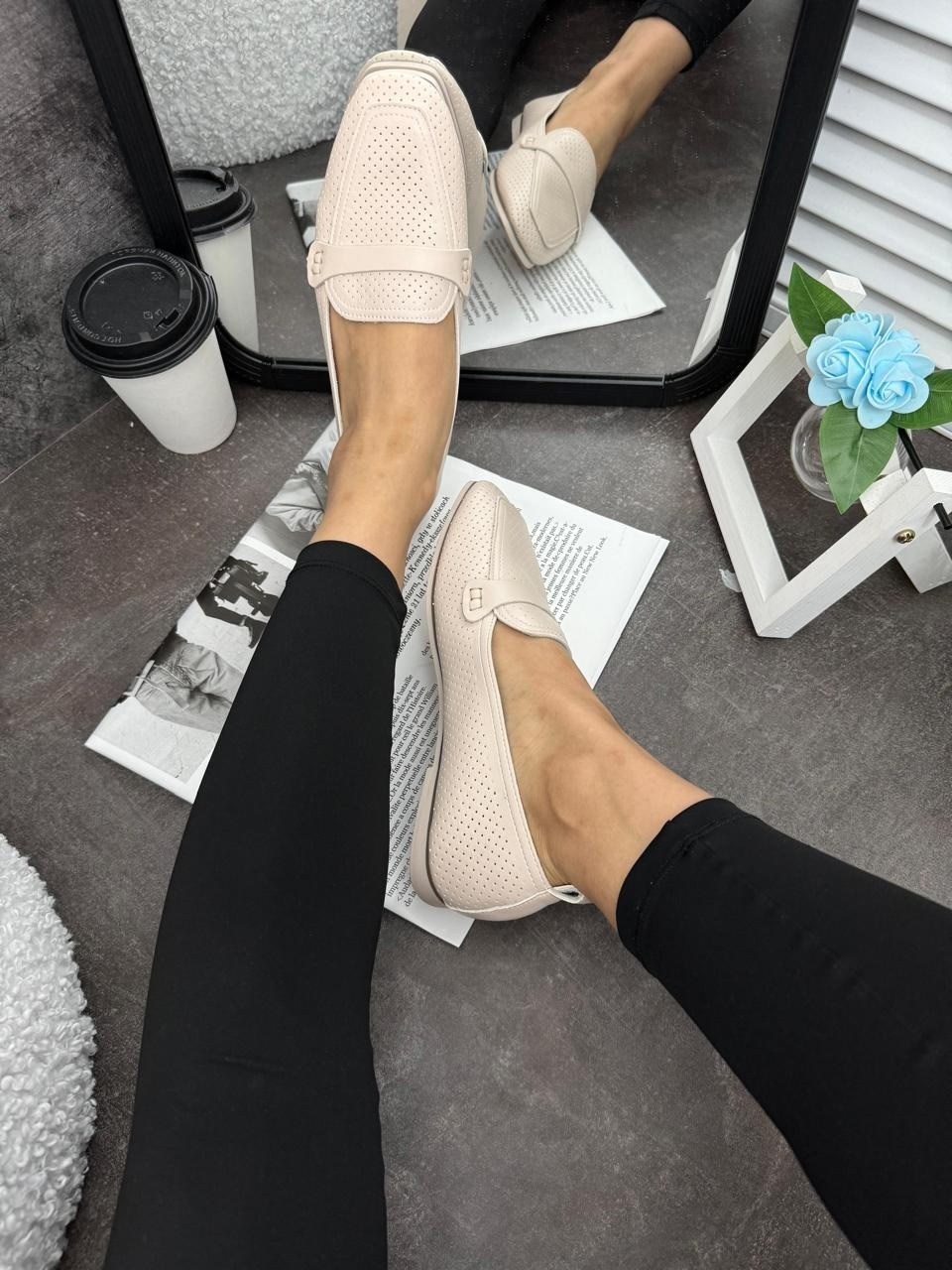 мокасины женские,мокасины женские в сеточку,мокасины с перфорацией,,летняя женская