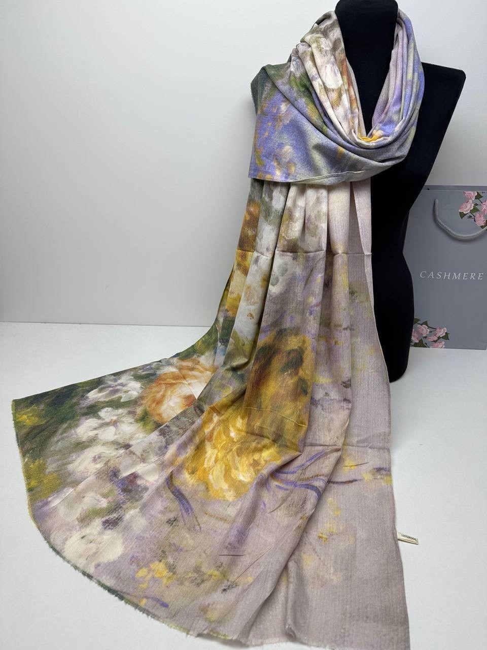 палантин женский,палантин женский летний,палантин женский с цветочным принтом 180*80 см арт 1139530,палантин женский с цветочным принтом,шарфы и платки