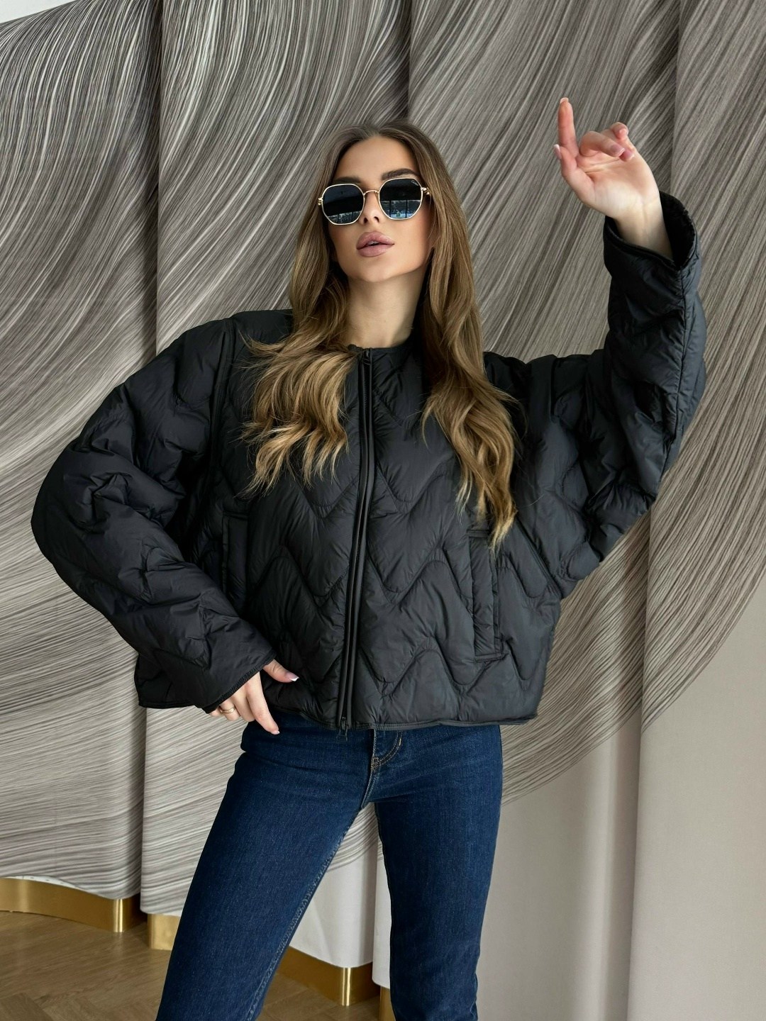 стеганая куртка only steppjacke tamara черный,куртка оверсайз,куртка стильная,стеганая куртка оверсайз incity цвет чёрный,куртка