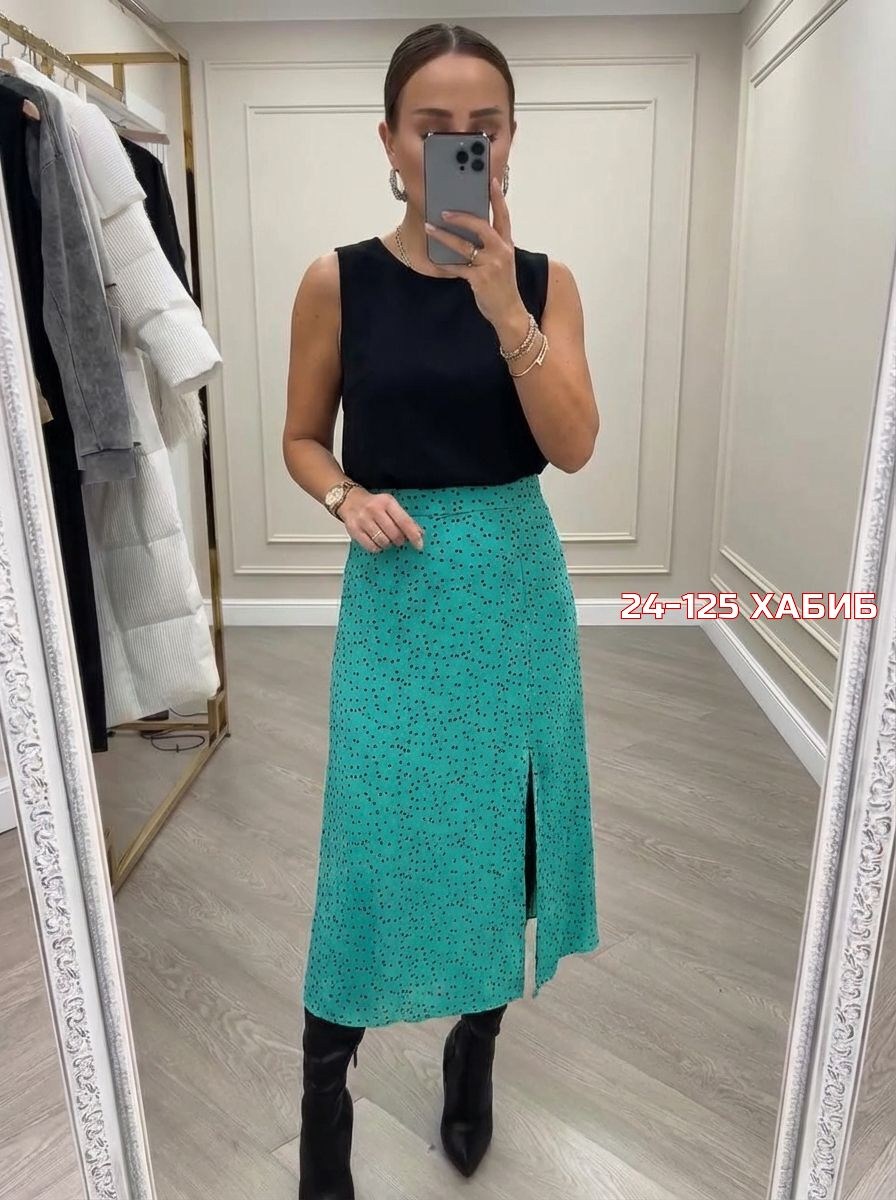 юбка женская,юбка,юбка миди,летняя юбка миди с разрезом,юбка из вискозы