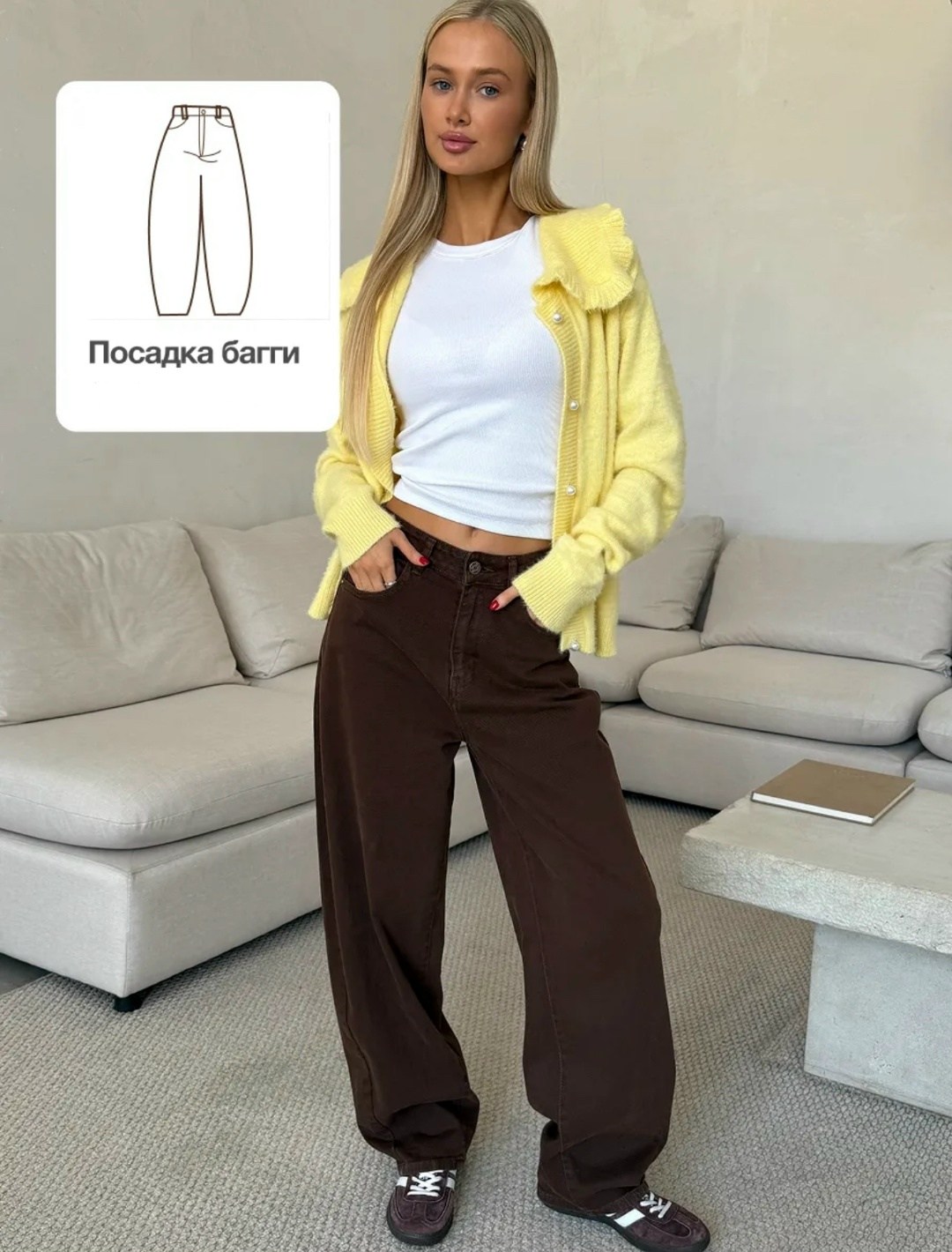 джинсы коричневые широкие с высокой посадкой y2k багги emporiov,брюки модные,коричневые джинсы,джинсы женский