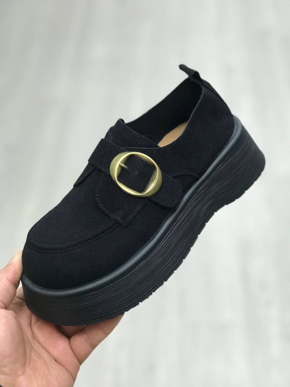 , женская, повседневные,лоферы замш,замшевые женские туфли-лоферы на платформе