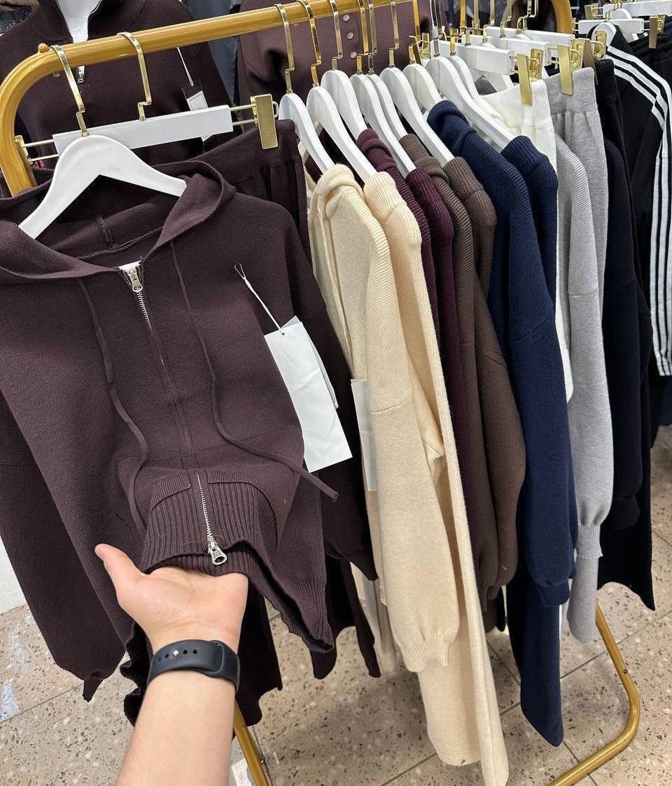 костюм вязаной,спортивные костюмы оверсайз,костюм женский,костюм спортивный теплый оверсайз barento club,брючный костюм