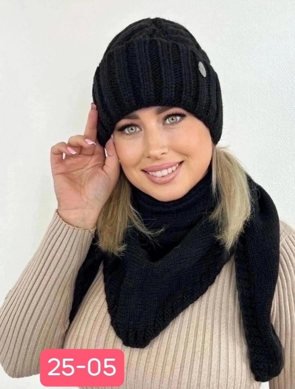 комплект женский вязанный шапки,комплект женский вязанный на флисе,комплект шапка и платок,комплект женский шапка и шарф,шапка