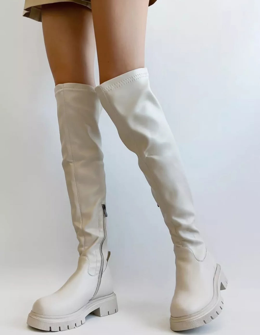 ботфорты женские,ботфорты женские белые,ботфорты кожаные,молочные ботфорты,сапоги и ботфорты