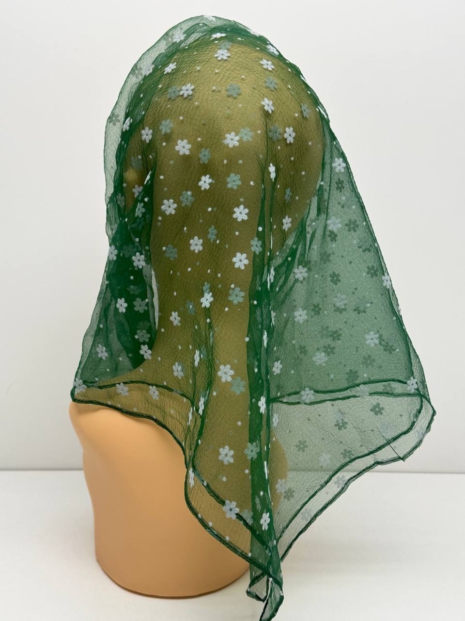 платок для церкви,красивый платок,платки женские,платок для храма,платок белый