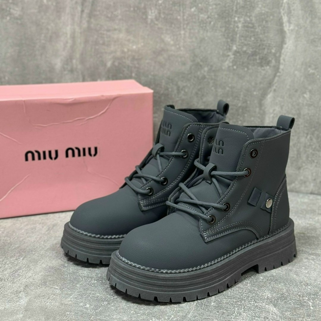 ,ботинки замшевые miu miu,женские ботинки,ботинки замш,модные ботинки