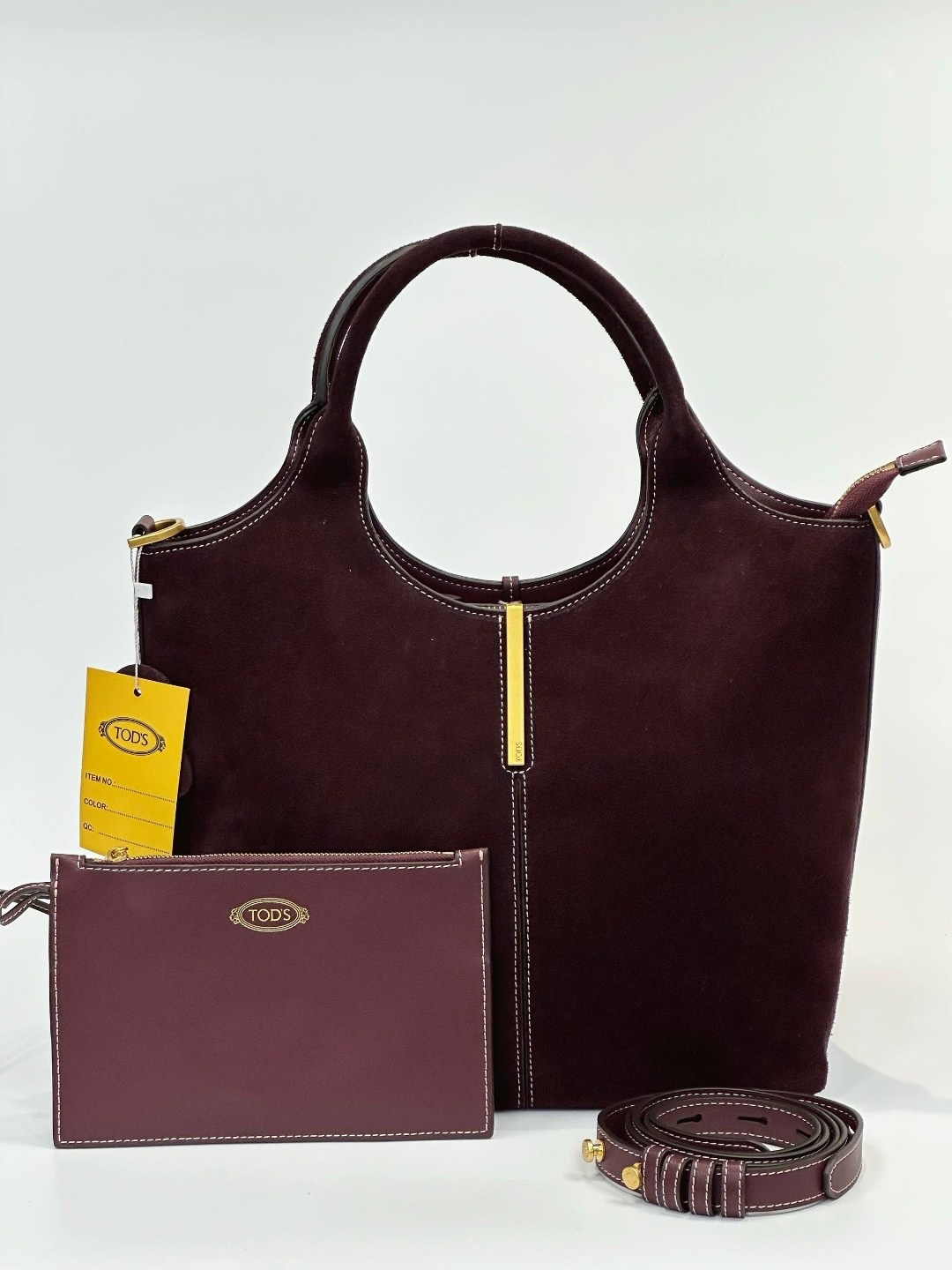 сумка tod's натуральная замша,сумка замшевая,сумка женская натуральная замша,сумка женская,большая кожаная сумка-тоут из замши tod's