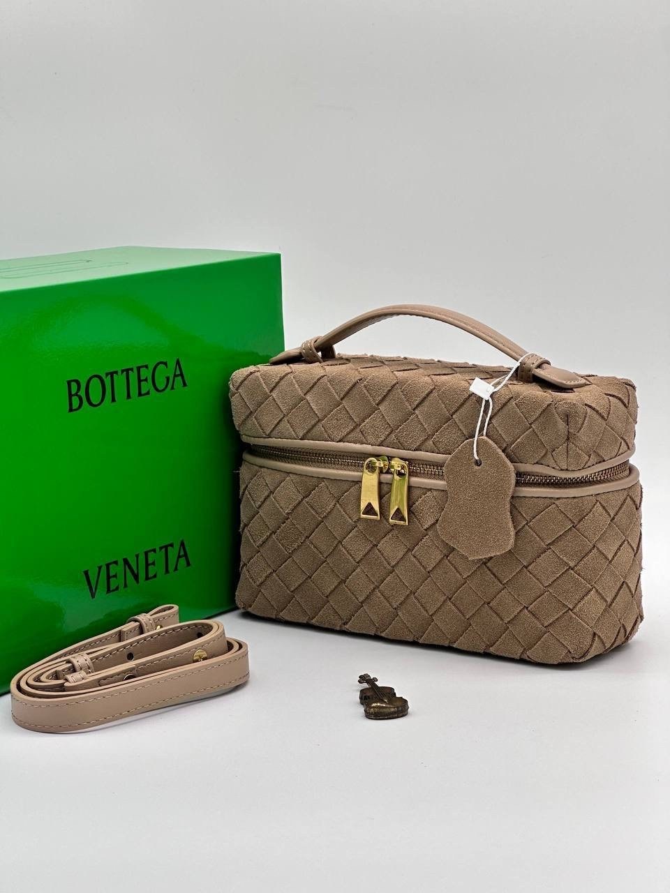 сумка женская bottega veneta,сумка bottega veneta,bottega veneta косметичка,сумка-чехол bang vanity case серо коричневого цвета bottega veneta,сумка bottega