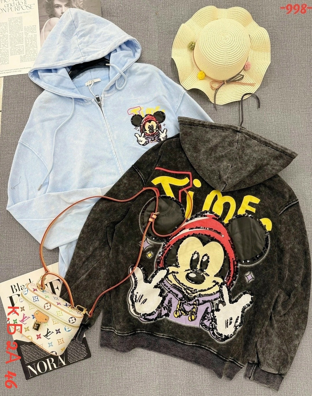 женская толстовка,толстовка с капюшоном и принтом микки мауса,свитшот оверсайз с принтом "микки маус",модная толстовка,толстовка для девочек