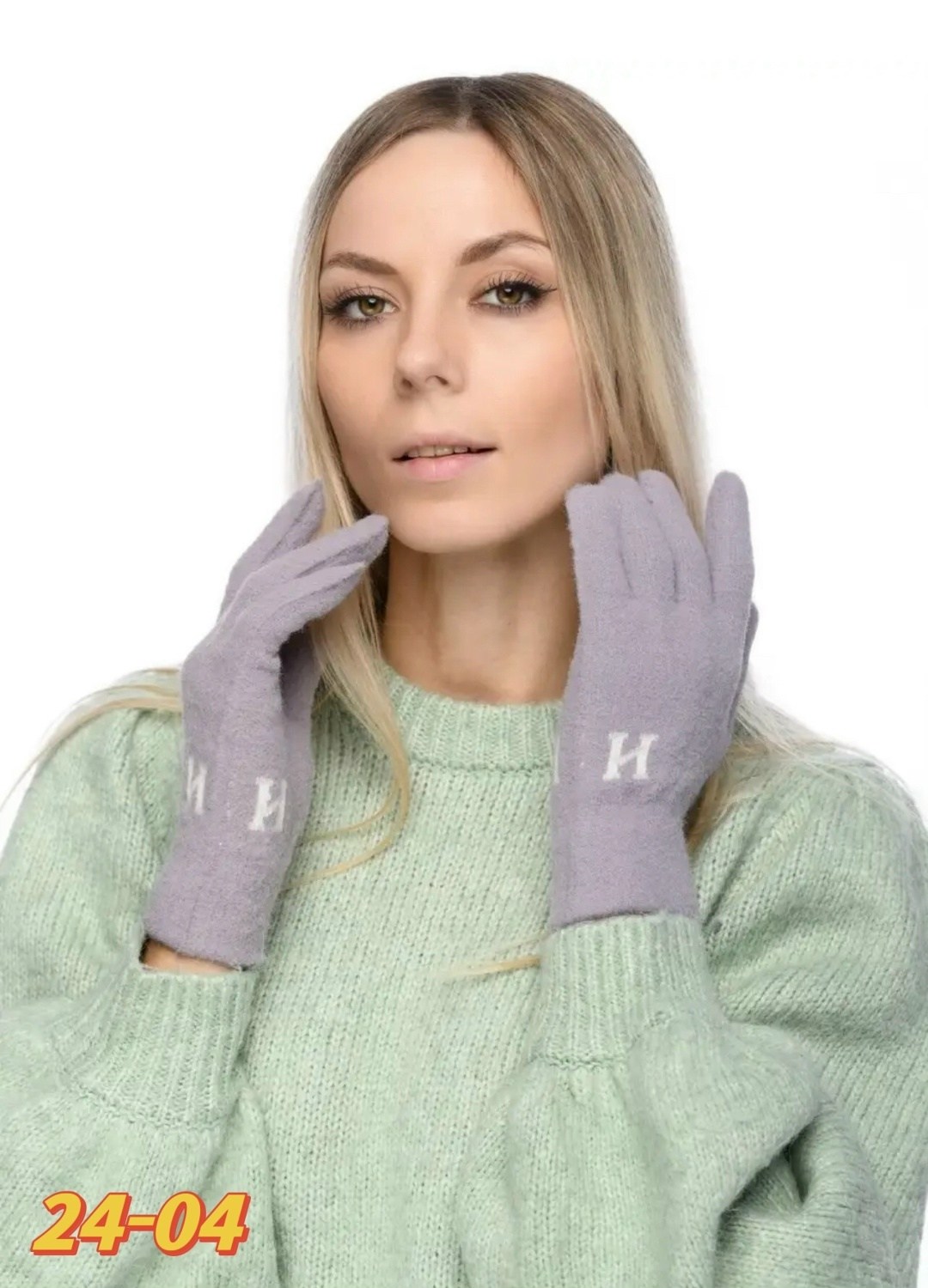 перчатки munasha,розовые перчатки женские,женские перчатки,женские трикотажные перчатки,перчатка