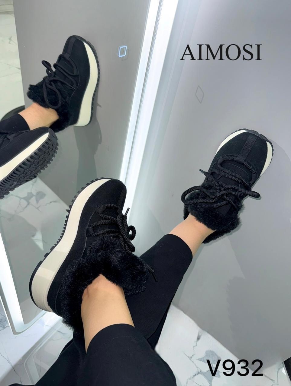 ,кроссовки aimosi,кроссовки зимние женские,зимние кроссовки,кроссовки демисезонные с мехом на платформе renzoni