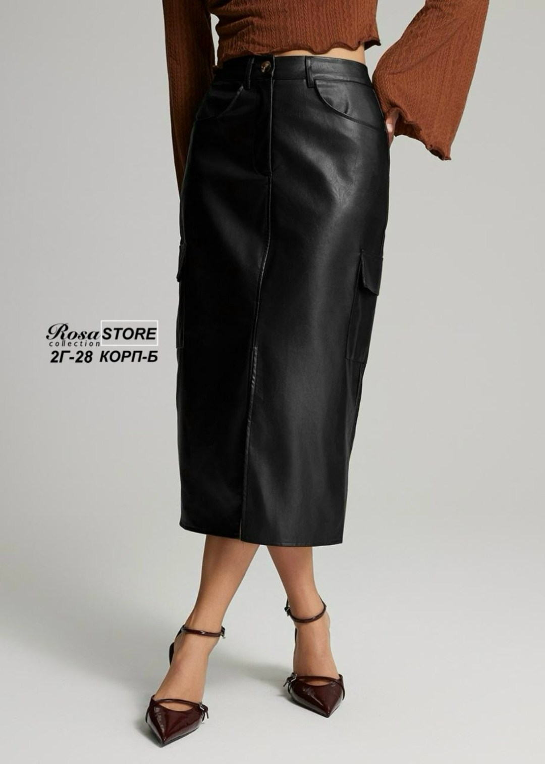 кожаная юбка,юбка кожаная миди с разрезом,юбка кожаная миди с разрезом winterfell,юбка из экокожи,юбка миди