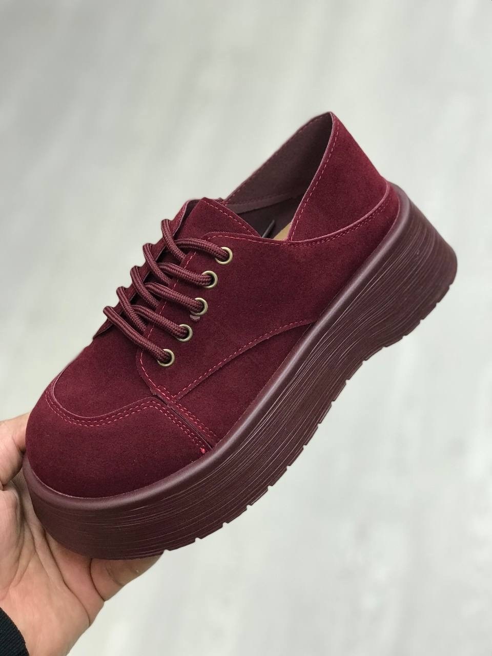 , на платформе, женская,криперы ,полуботинки женские замшевые