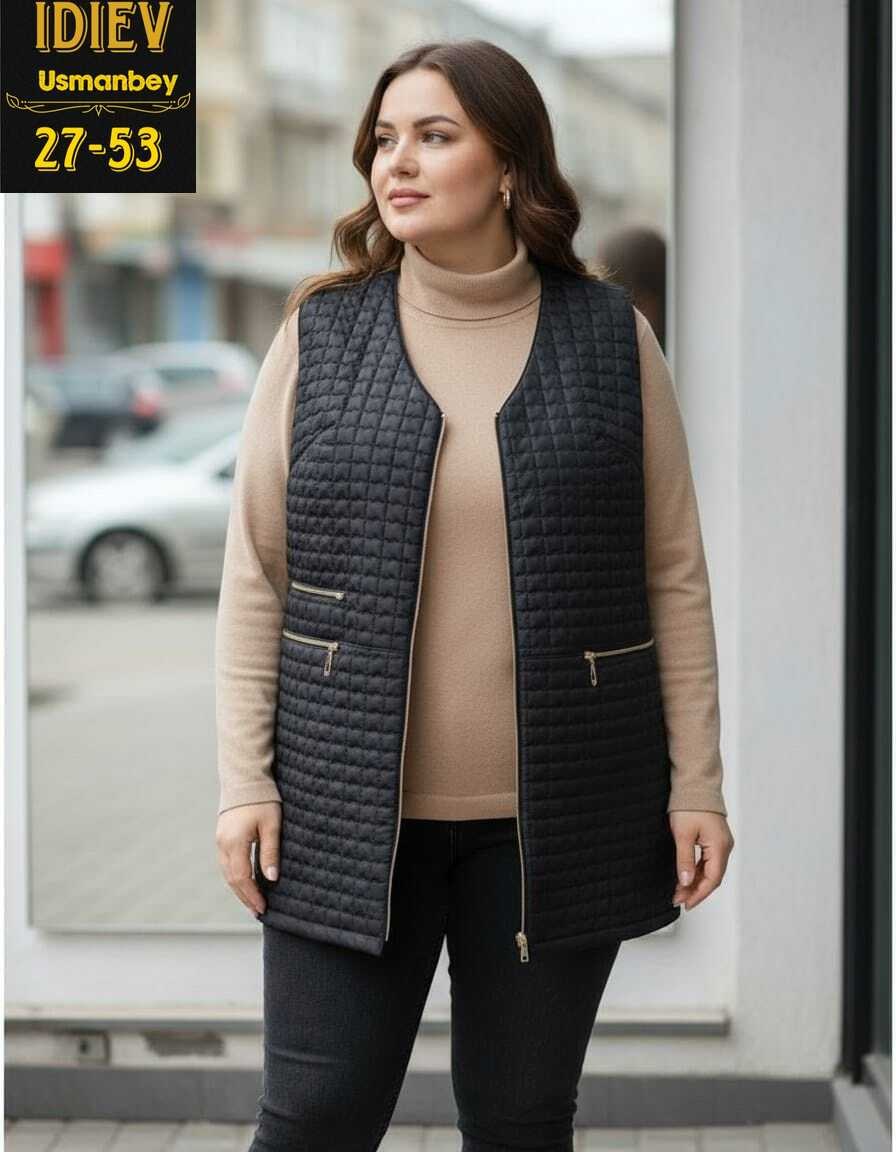 жилет большие размер,стеганые жилеты женские длинные,жилетка женская,жилет большого размера женские ,жилетка женская больших размеров