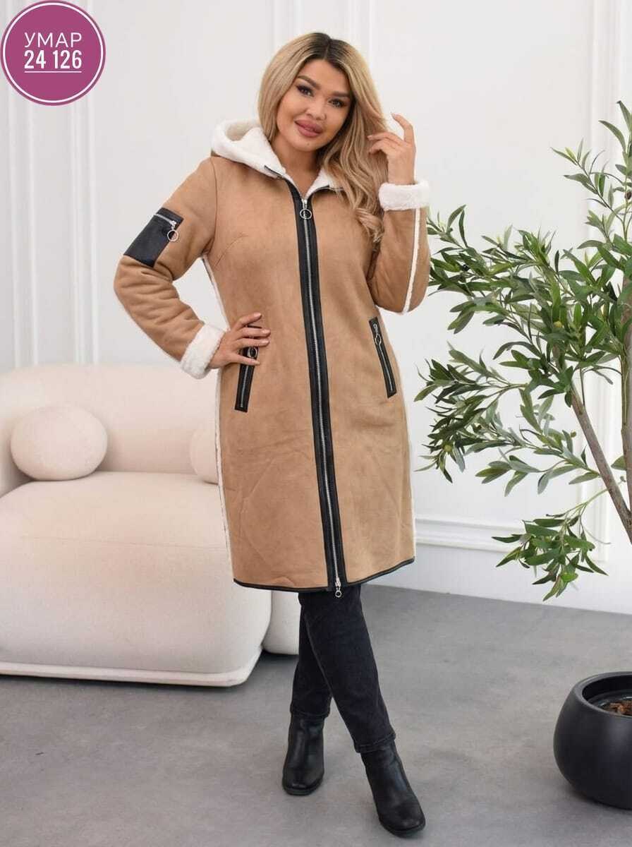 дубленка женская,дубленка женская из натуральной овчины с капюшоном,дубленка женская furnatur 8024877 коричневая 54 ru,женская дубленка большого размера,дубленка