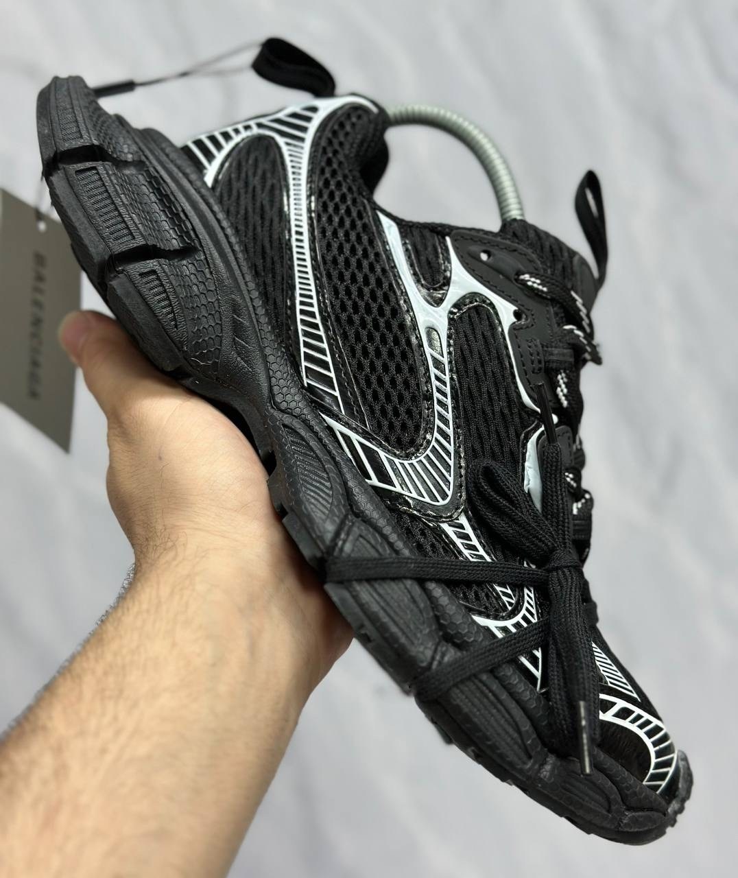 мужские черные кроссовки balenciaga track 2,мужские массивные кроссовки balenciaga 3xl черный/серебряный,кроссовки 3xl balenciaga черный,кроссовки balenciaga 3xl worn-out black silver,кроссовки balenc